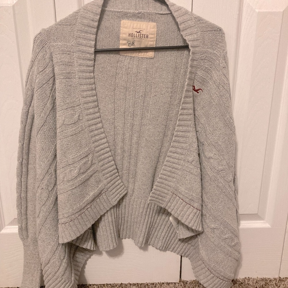 Medium Gray Hollister Cardigan